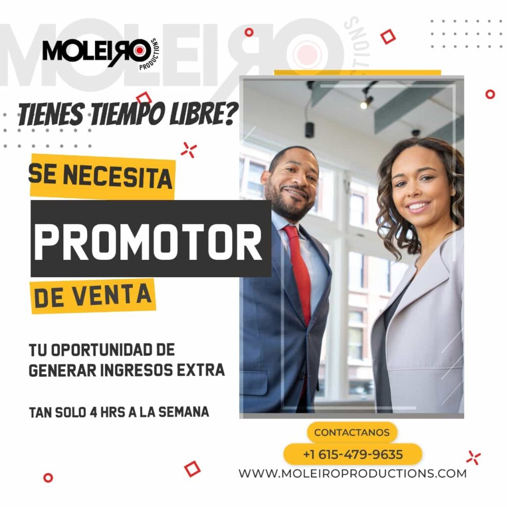 Oportunidad de empleo: Promotor de Venta